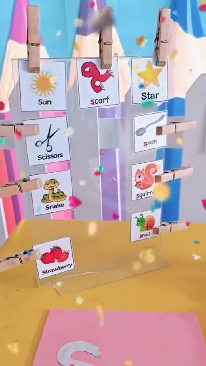 Kids' phonics learning reel