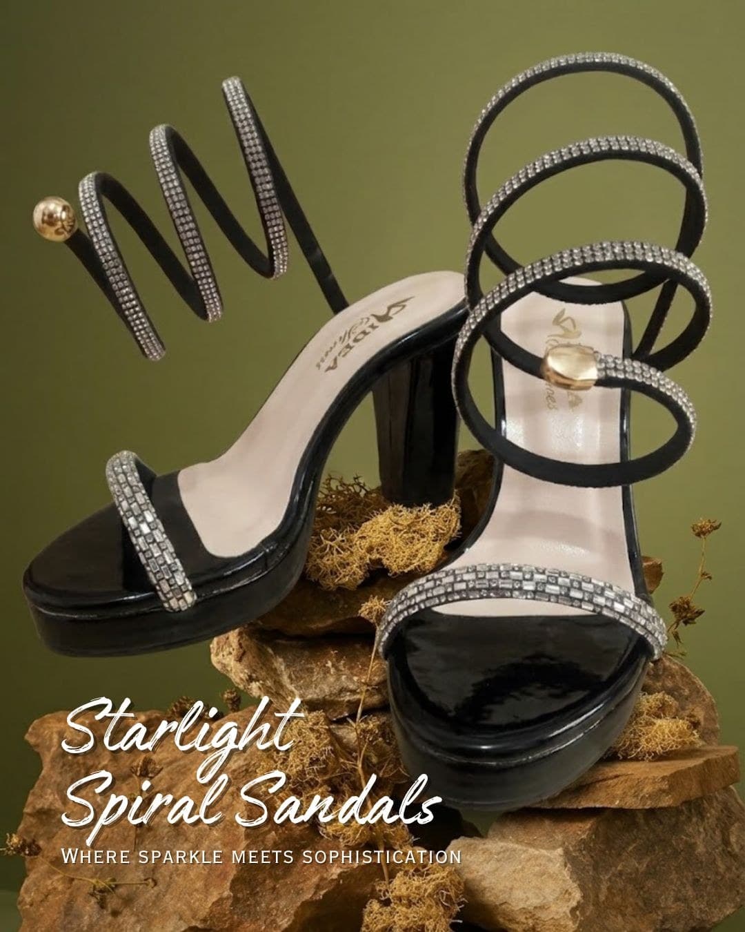 Starlight Spiral Sandals